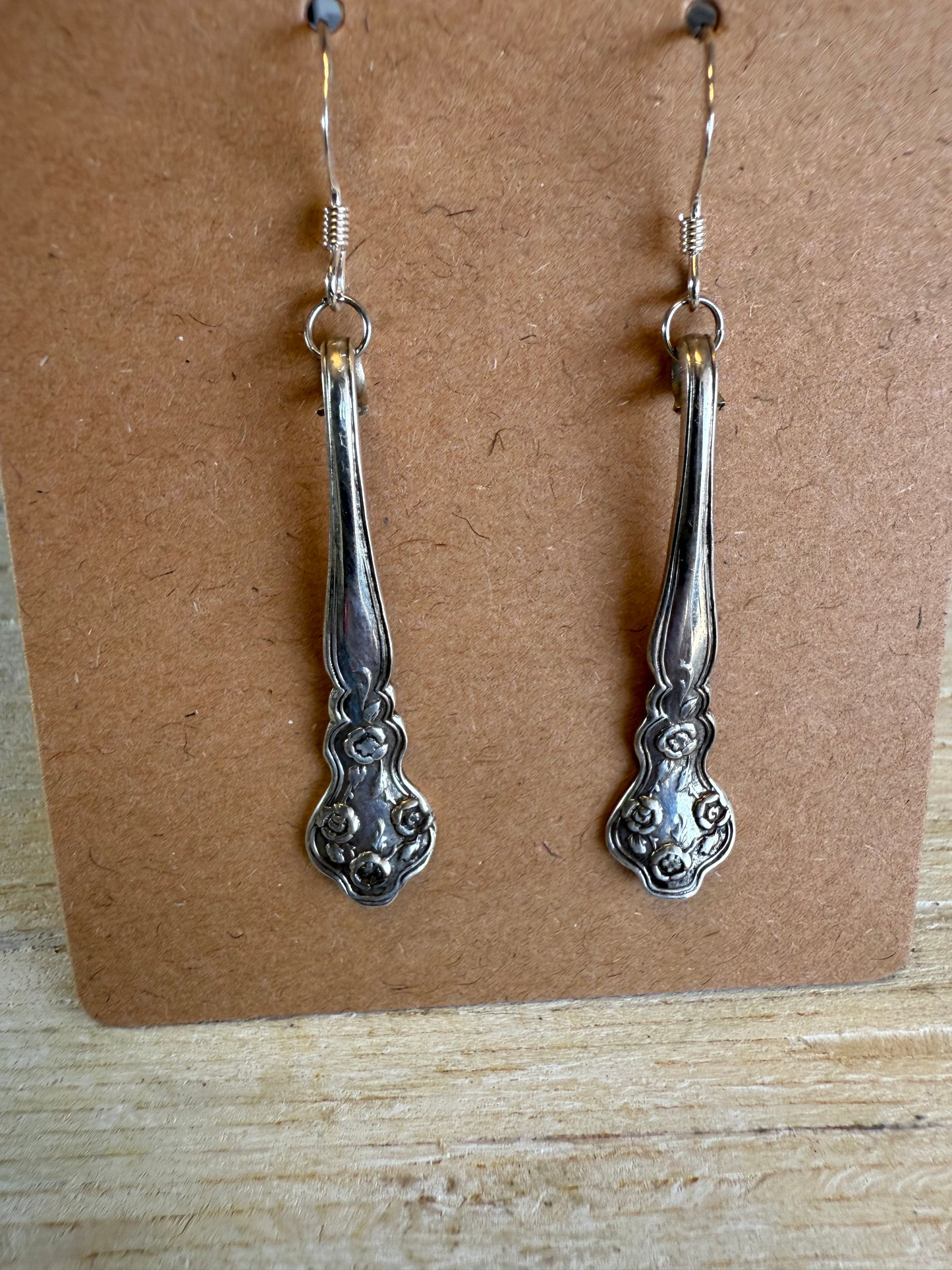 .925 Salt Spoon Earrings